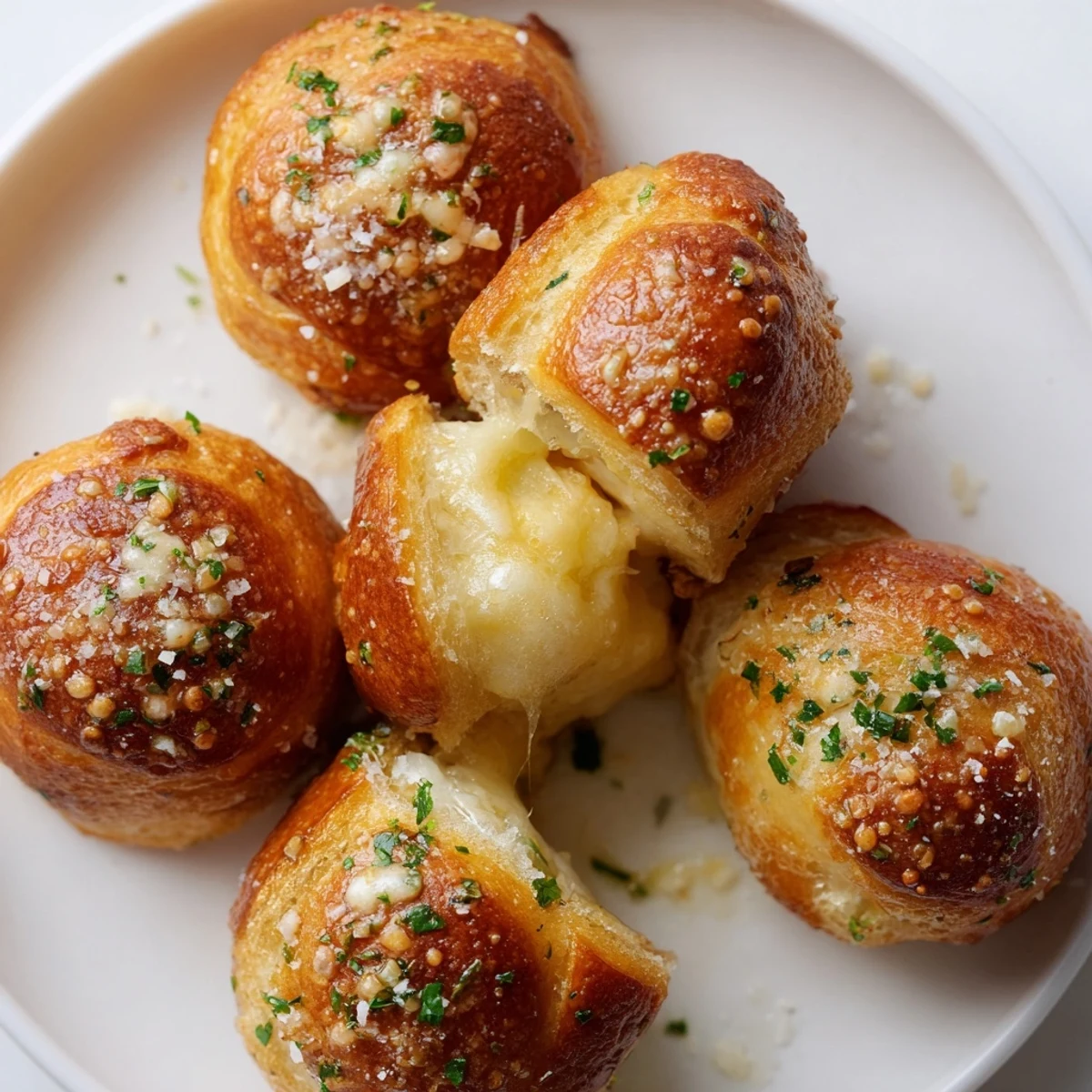 Warm Cheesy Garlic Pretzel Bites, ideal for parties or cozy movie nights with friends.