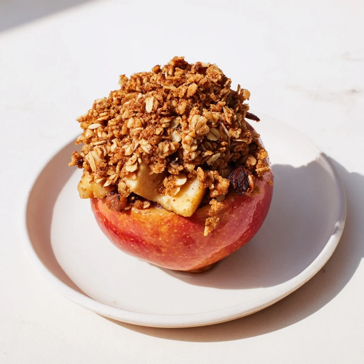 Baked Apples with Oat Crumble