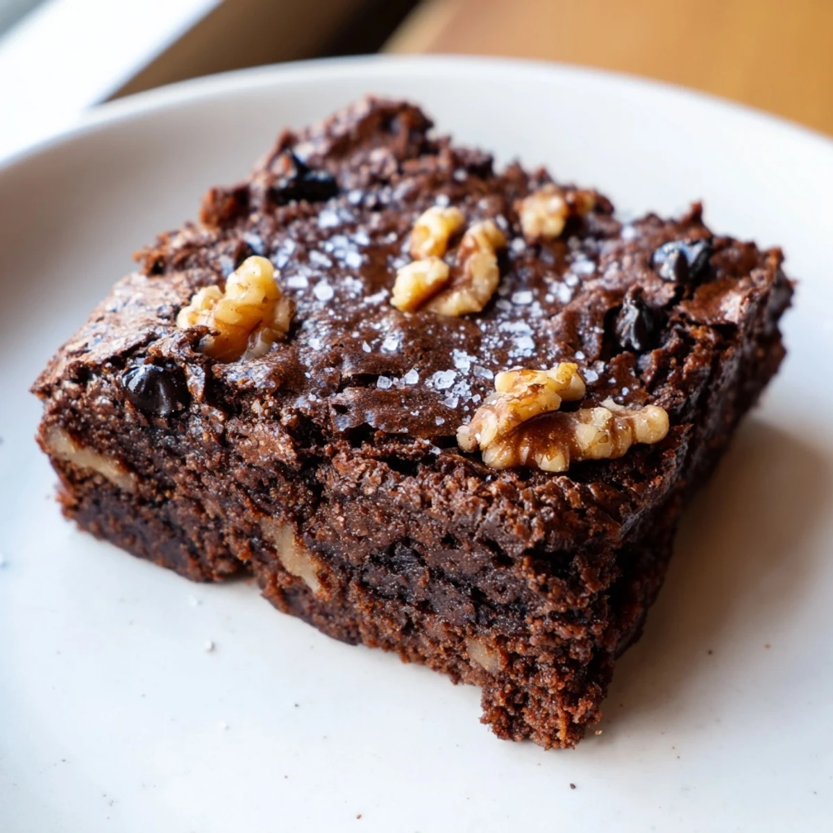 Fudgy sweet potato brownies, featuring a crackly top, are perfect for dessert tonight.