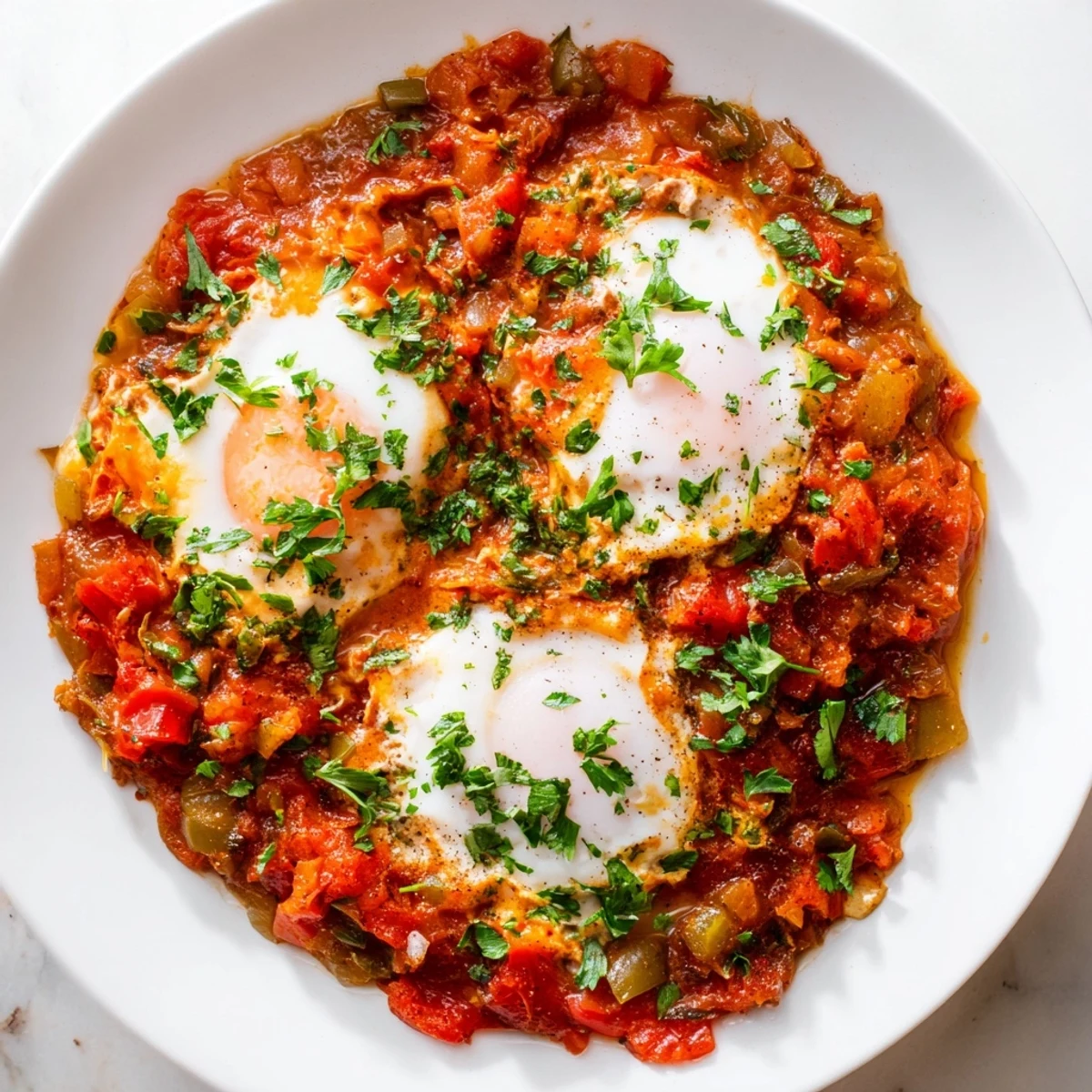 Shakshuka with Spiced Tomatoes