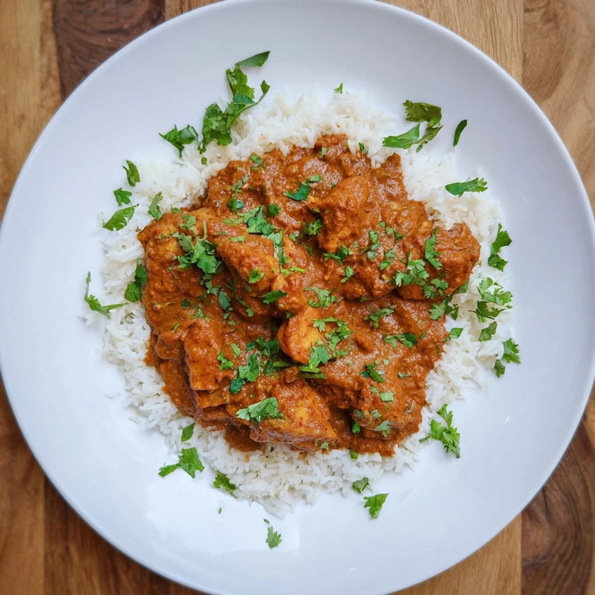 This dairy-free Instant Pot Chicken Tikka Masala features tender chicken in a luscious, flavorful sauce.