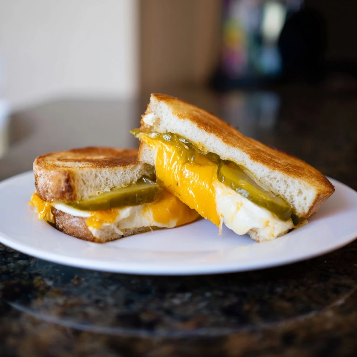 Gooey Pickle Grilled Cheese