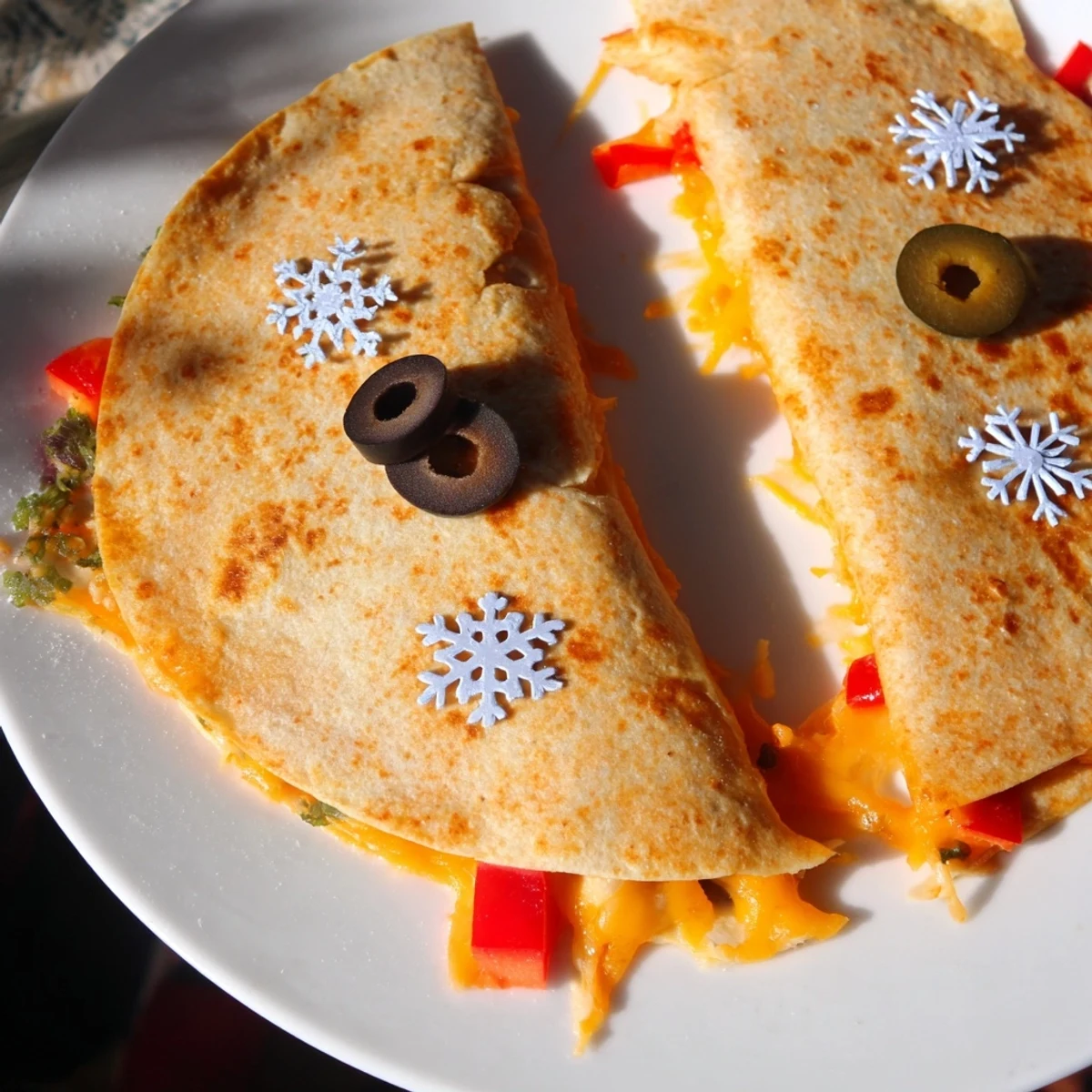 Express Snowflake Quesadillas