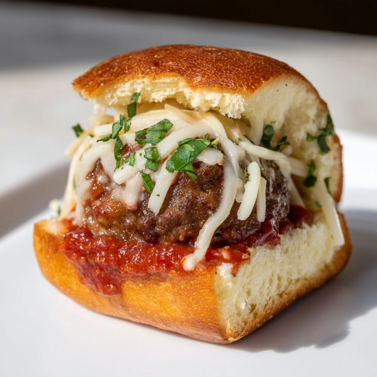 Easy Christmas Meatball Sliders