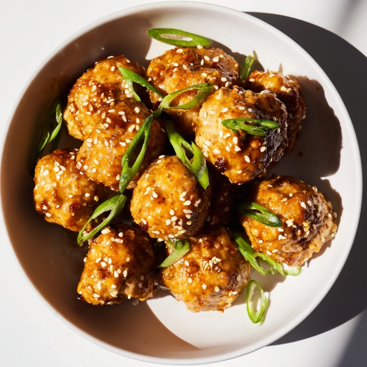 Tender and flavorful, these spicy honey-glazed chicken meatballs are perfect for a satisfying dinner.