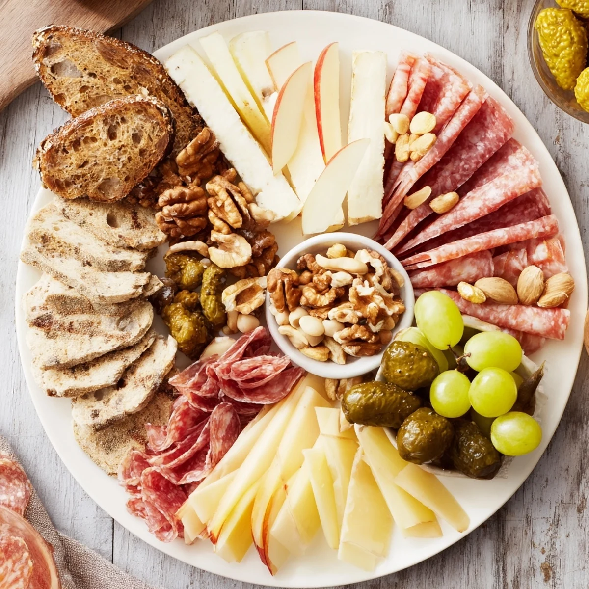 Planche Montagne Aventure Collation with vibrant fruits, cheeses, and meats—a perfect shareable snack.