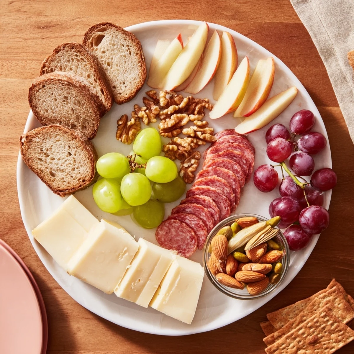 Enjoy a tempting Planche Montagne Aventure Collation, ideal for a post-adventure gathering with friends and family.