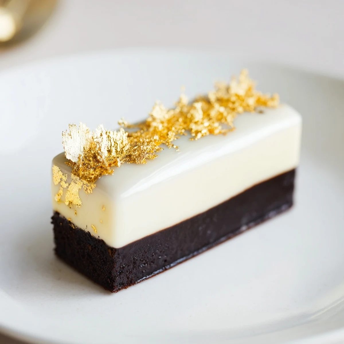 This elegant dessert is The Golden Ratio Shell, a harmonious combination that's perfect for celebrations.