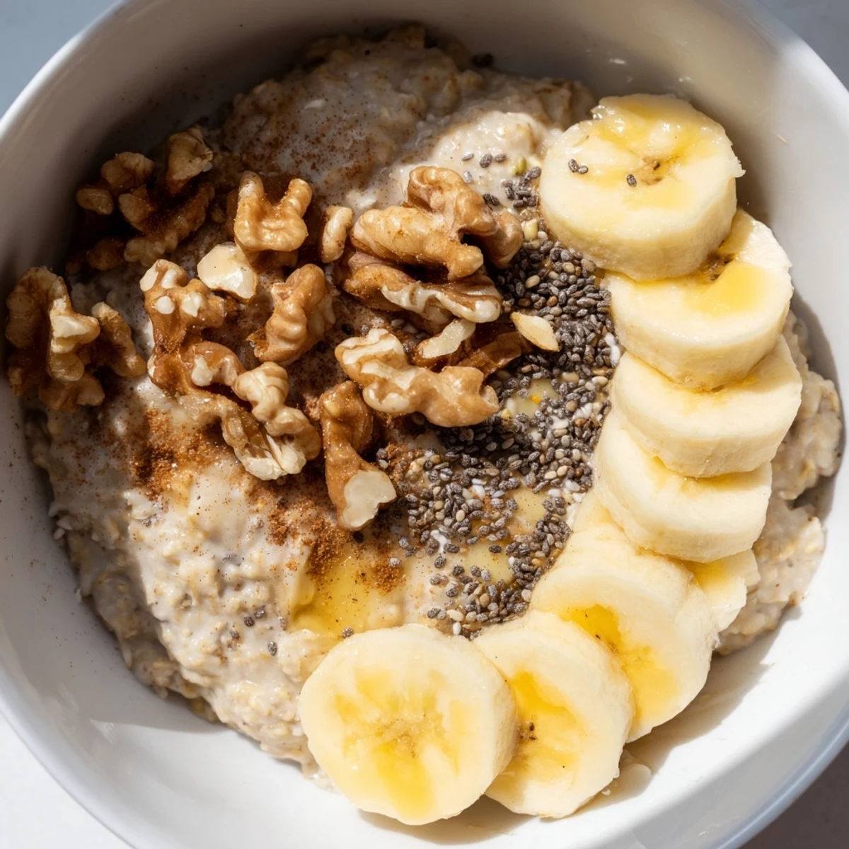Microwave Banana Oats Bowl