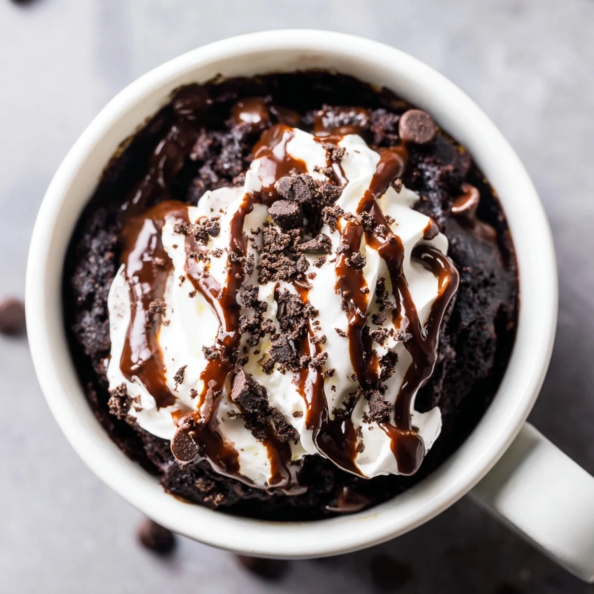 Oreo mug chocolate cake