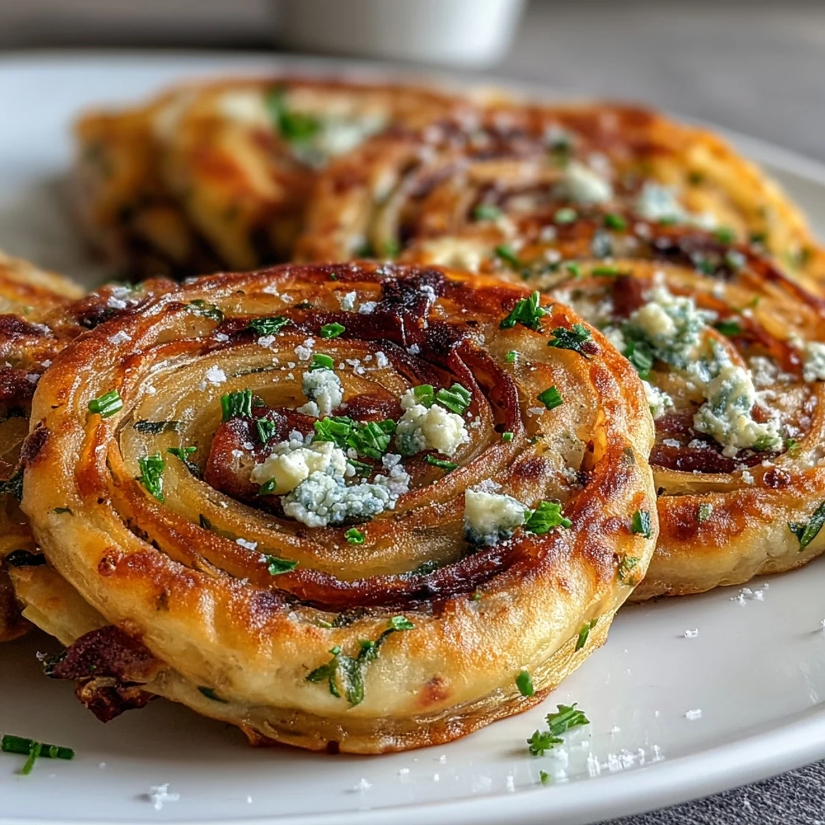 Flaky Spring Onion Pancakes with Scallions