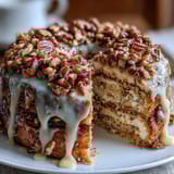 Carrot Walnut Spring Layer Cake