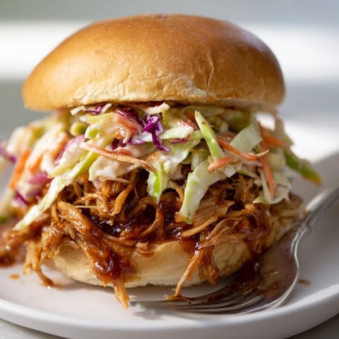 Tangy BBQ Pulled Pork Sliders
