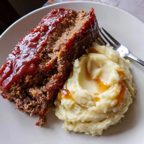 Classic Meatloaf Mashed Potatoes