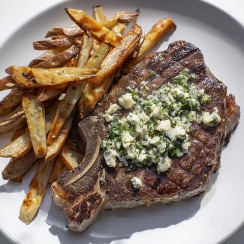 Garlic Butter Steak Fries