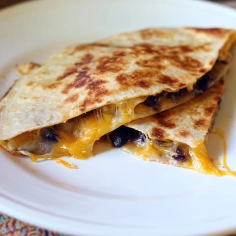 Bean Cheese Quesadillas Delight