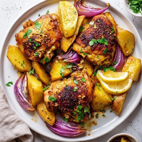 Greek Lemon Chicken Potatoes