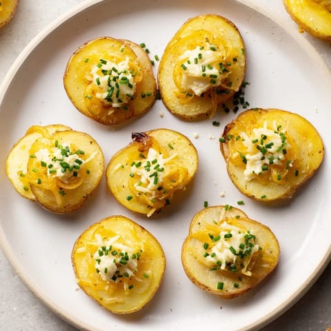 Lightened French Onion Potato Bites