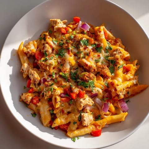 Baked Salsa Chicken Pasta