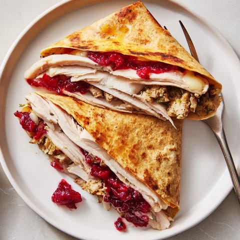 Turkey Stuffing Cranberry Wrap