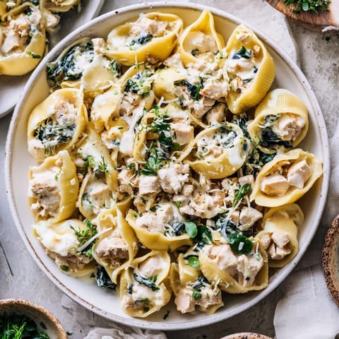 High-Protein Cottage Cheese Alfredo