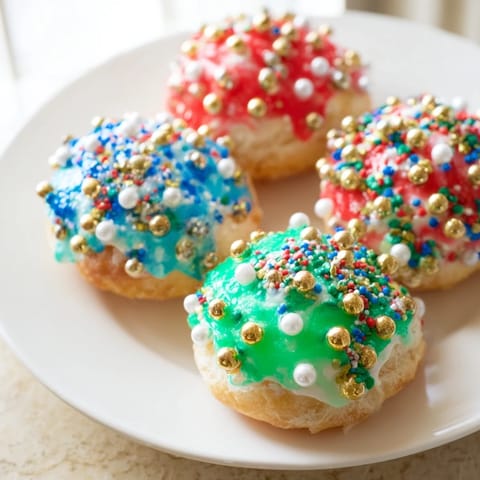 Festive Christmas Ornament Beignets