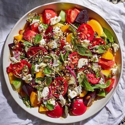 Abstract Expressionist Salad