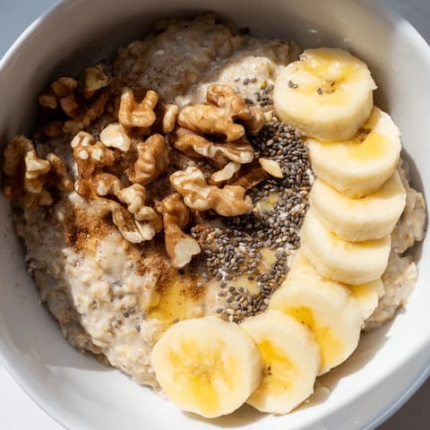 Microwave Banana Oats Bowl