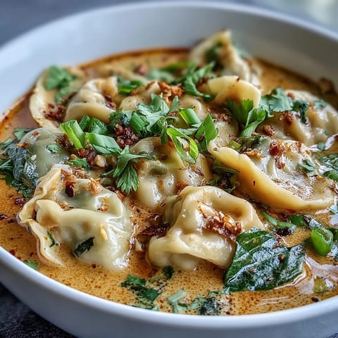 Quick Coconut Curry with Dumplings