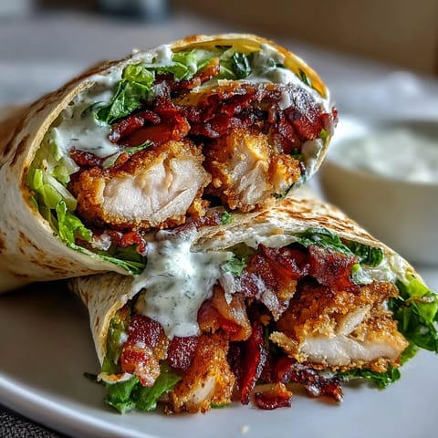 Chopped crisp romaine lettuce and grated Parmesan cheese add fresh texture to the wrapped main dish.