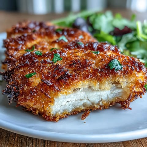 Parmesan Crusted Chicken Cobb