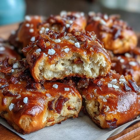 Sourdough Onion Pretzel Bites