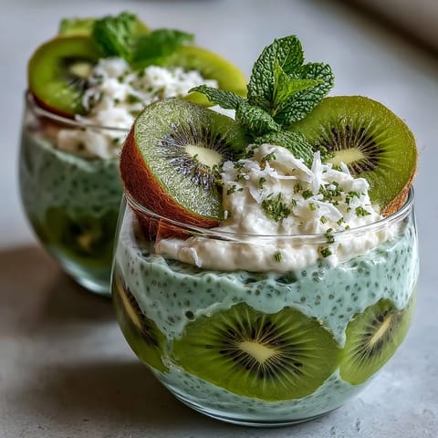 Kiwi Lime Chia Cups