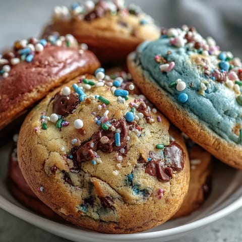 CRK-Inspired Pastel Swirl Cookies