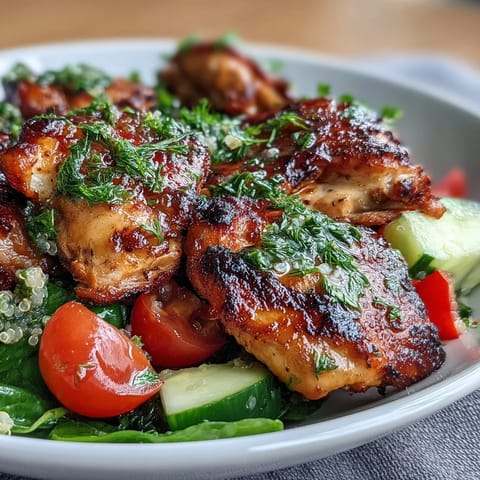 Lemon Vinaigrette Chicken Bowl
