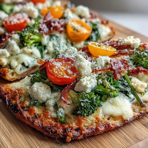 St Patricks Day Veggie Flatbread