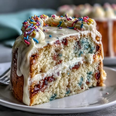 Spring Funfetti Cake Pastel