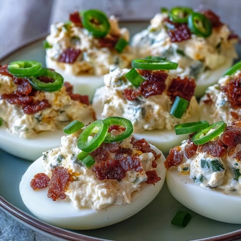 Jalapeño Popper Deviled Eggs