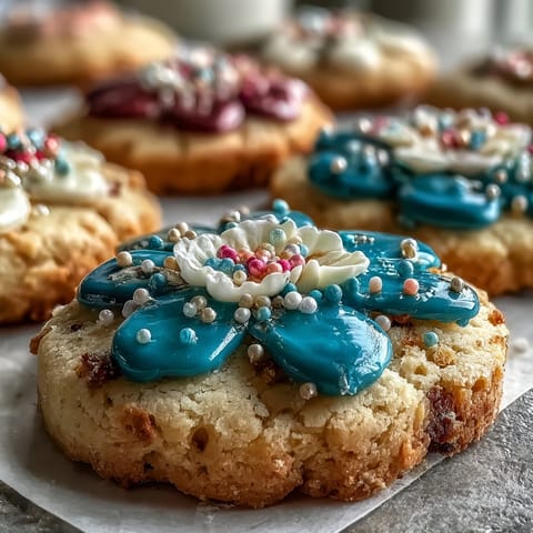 Spring Cookies Flower Shortbread