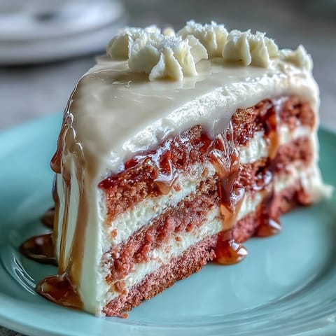 Bridal shower rosé velvet cake, a beautiful pink confection with shimmering gold accent.