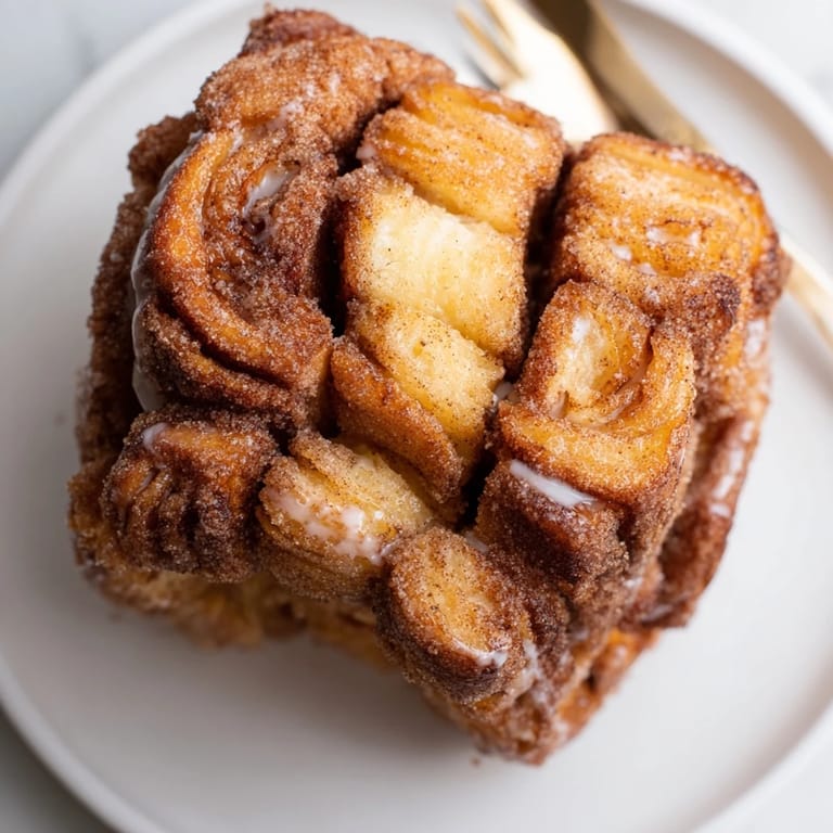 Fluffy Warm Cinnamon Sugar Pull-Apart Bread, perfect for cozy gatherings or dessert.