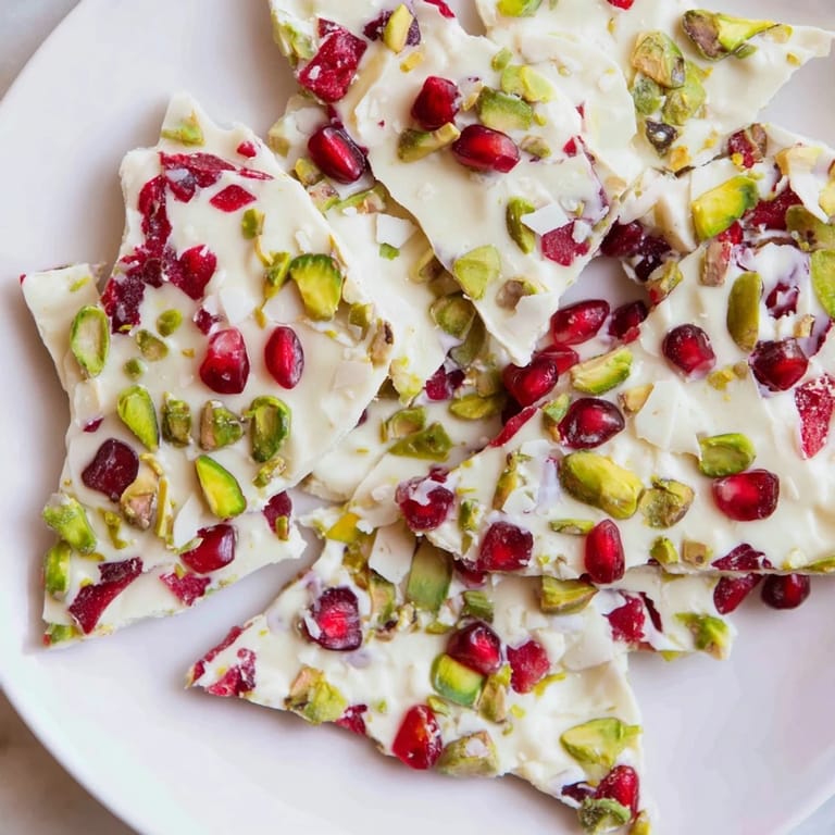 This beautiful Frozen Yogurt Bark shows a sweet, creamy yogurt base with colorful toppings ready to enjoy.