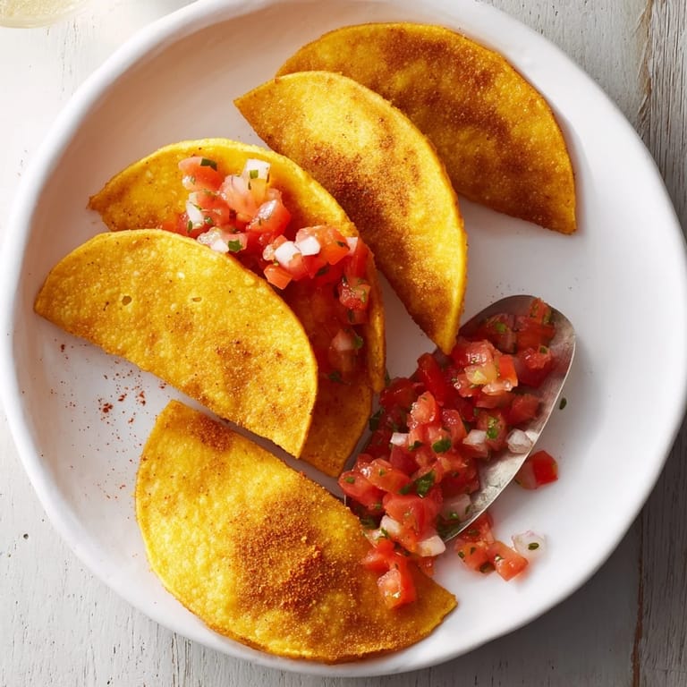 Crispy Air-Fryer Tortilla Chips made with simple ingredients, ideal for a vegan friendly appetizer.