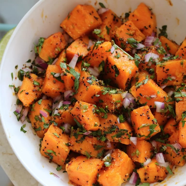 Close-up of a refreshing simple cucumber and dill chopped salad with fresh herbs and a light vinaigrette.