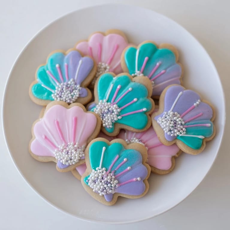 Homemade Seashell Sweets—these delightful sugar cookies are shaped like seashells and perfect for a special gathering.