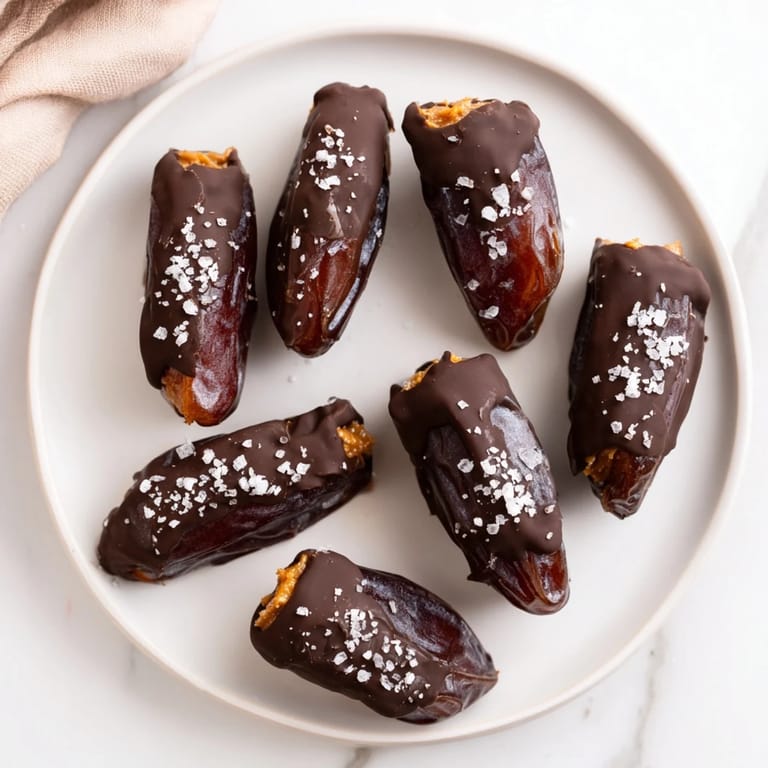 These easy and decadent Chocolate Peanut Butter Dates are a beautiful no-bake dessert or snack option.