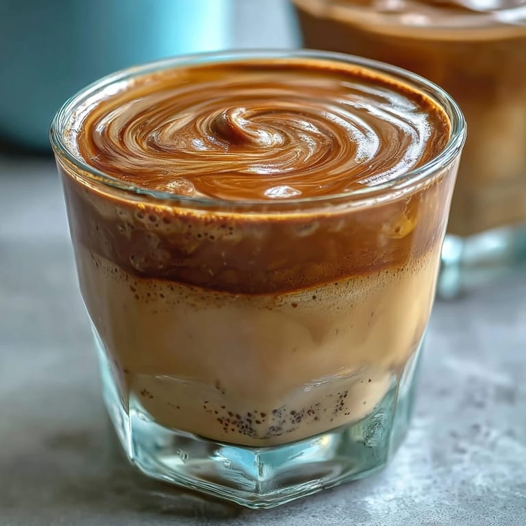 A warm Hojicha Cortado in a ceramic cup, featuring earthy roasted hojicha tea blended with velvety steamed milk.