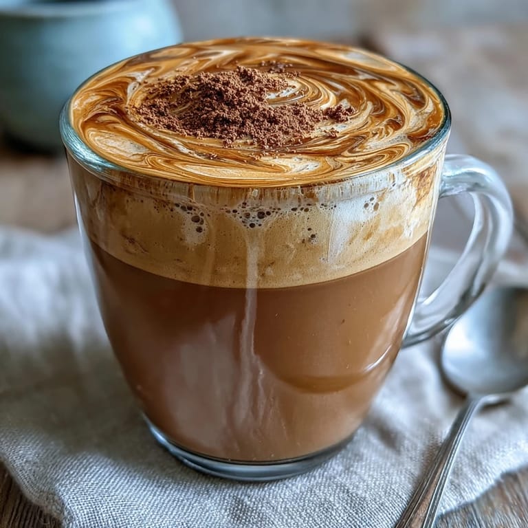 Rich hojicha latte with vanilla extract steaming in a glass mug, paired with a small bowl of hojicha powder for a Japanese-inspired vibe.