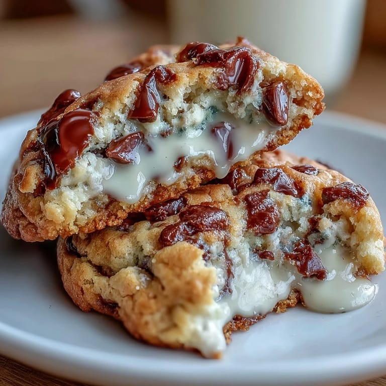 Chewy cottage cheese chocolate chip cookies with rich chocolate chips and a slightly tangy, homemade taste.